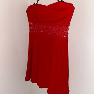 Red dress